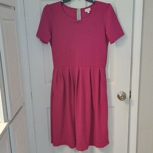 LuLaRoe Pink Midi Dress